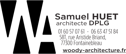 Logo Woody architecture noir nouvelle version 2019